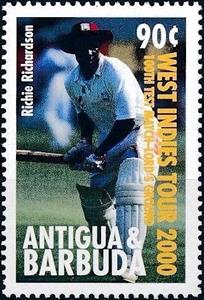 Stamp, Richie Richardson, Antigua and Barbuda,  , Cricket