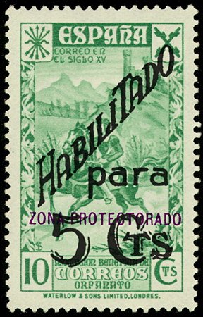 Sellos beneficos de España. "Historia del Correo"