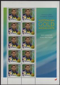 Mini Sheet, Simon Fairweather minisheet, Australia,  , Archery, Olympic Games, Sports