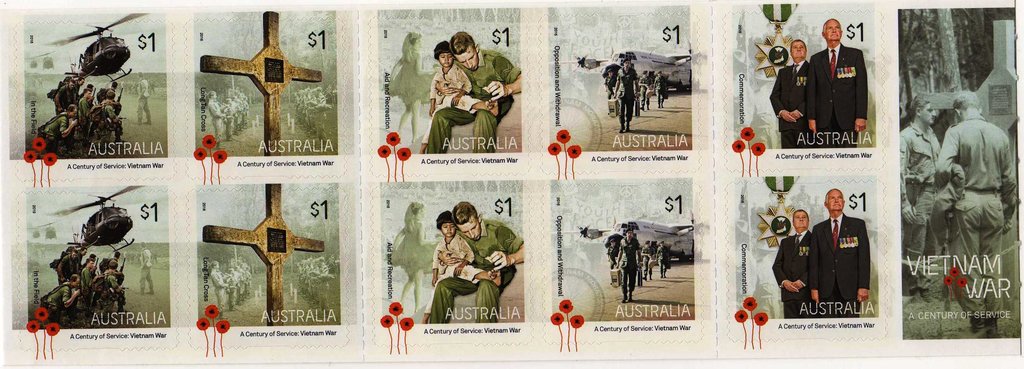 Vietnam War Self Adhesive Booklet