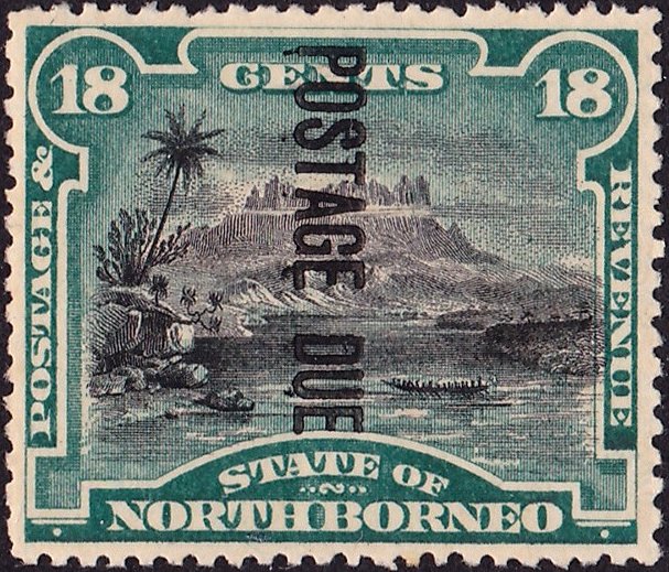 Mt. Kinabalu - overprinted