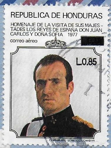 King Juan Carlos - Overprint