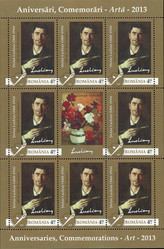 Stefan Luchian - 145th Anniversary of his Birth MS