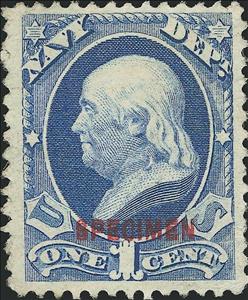 Stamp, Navy - Benjamin Franklin, United States of America,  