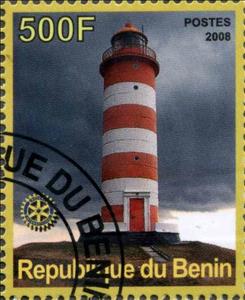 Stamp, Les Phares, Cinderellas,  , Lighthouses