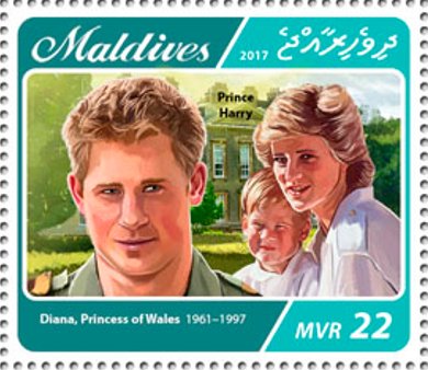 Princess Diana with Prince Harry