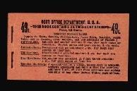 Booklet, George Washington, United States of America,  