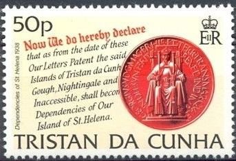 Dependency declaration of St. Helena, 1938
