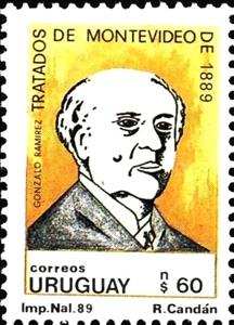 Stamp, Gonzalo Ramirez, Uruguay,  , Treaties