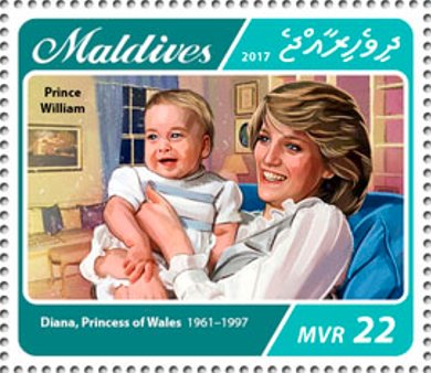 Princess Diana with Prince William