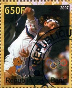 Stamp, Pekin 2008, Cinderellas,  , Olympic Games, Sports, Tennis
