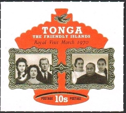 British and Tongan Royal Families