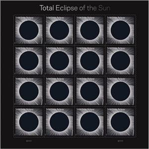 Mini Sheet, Total Solar Eclipse - sheet, United States of America,  , Astronomy, Moon, Sun