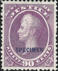 Stamp, Justice - Commodore Perry, United States of America,  