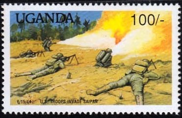 US troops invade Saipan