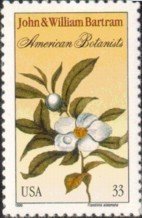 Stamp, John and William Bartram, Botanists, United States of America,  , Flowers, Plants (Flora)