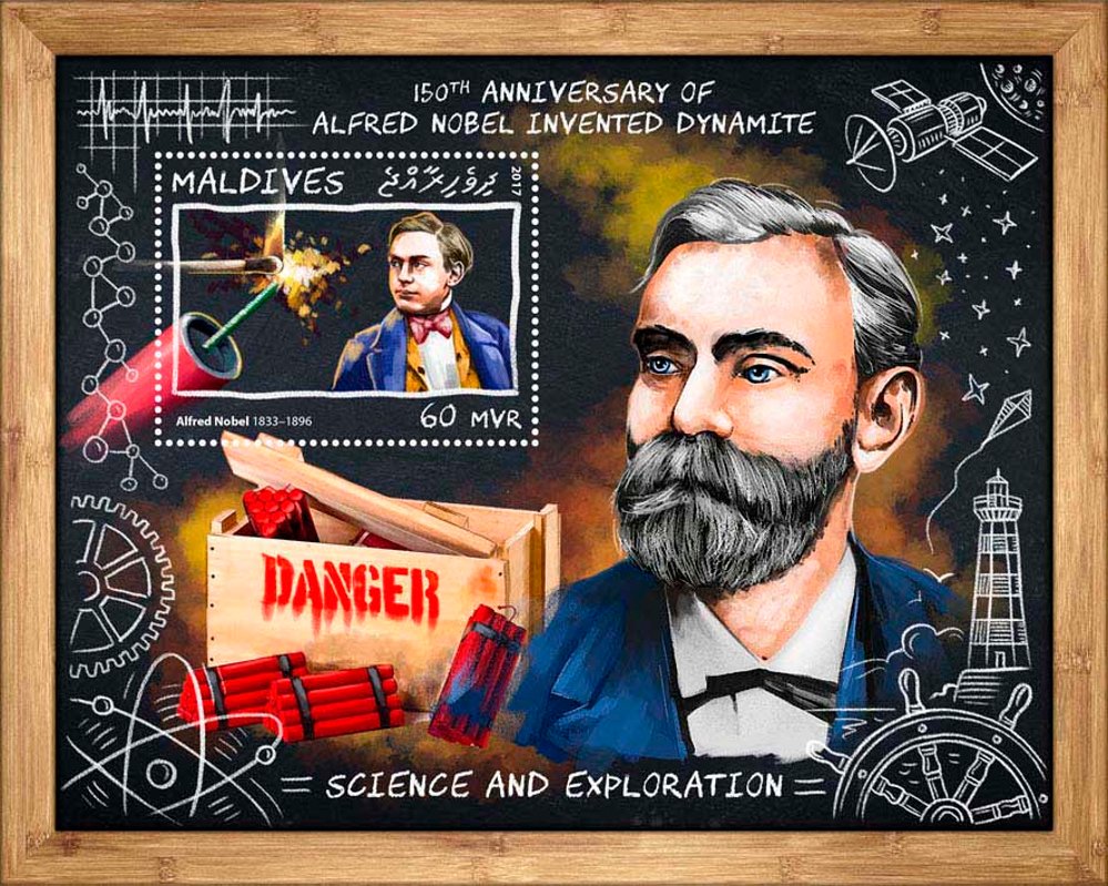 150th anniversary of Alfred Nobel invented dynamite