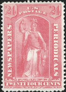 Stamp, "Justice", United States of America,  , Statues