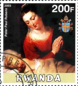 Stamp, Peter Paul Rubens, Cinderellas,  , Paintings