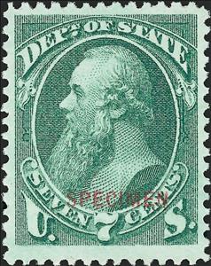Stamp, Dept.Of State - Edwin M. Stanton, United States of America,  