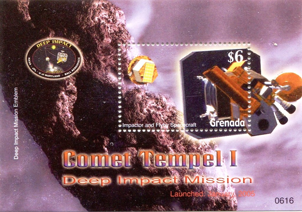 Comet Tempel 1 deep impact mission