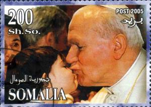 Stamp, Farewell, Pope John Paul II, Cinderellas,  , Popes