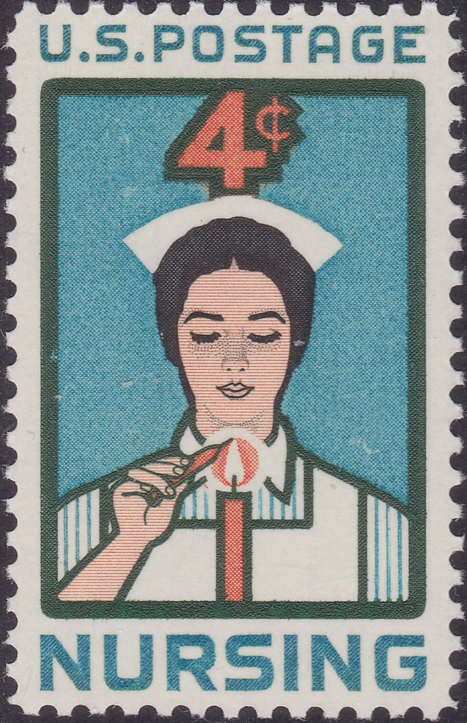 Student Nurse Lighting Candle