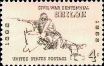 Rifleman at Battle of Shiloh 1862