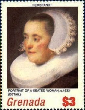 Portrait of a seated woman