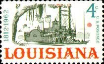 Stamp, Louisiana Statehood, United States of America,  