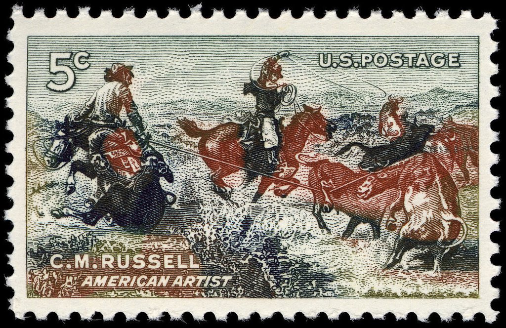 Charles M. Russel: "Jerked Down"