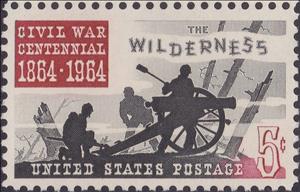 Stamp, Battle of the Wilderness, 1864, United States of America,  