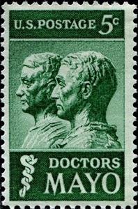 Stamp, Drs. William and Charles Mayo, United States of America,  