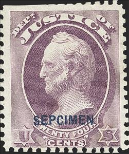 Stamp, Justice - Général Winfield Scott, United States of America,  