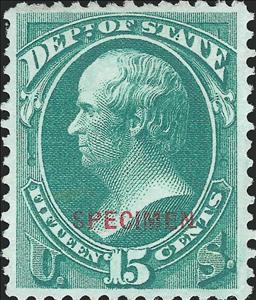Stamp, Dept. Of State - Daniel Webster, United States of America,  