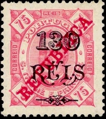 King Carlos I. overprint