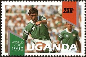 Stamp, David O'Leary of Ireland, Uganda,  