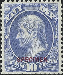 Stamp, Navy - Thomas Jefferson, United States of America,  