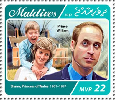 Princess Diana with Prince William