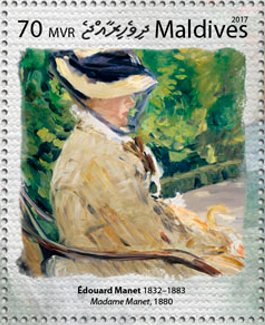 "Madame Manet" (1880)