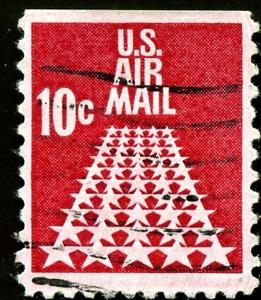 Stamp, 50-Star Runway, United States of America,  