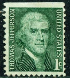 Stamp, Thomas Jefferson, United States of America,  