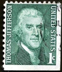 Stamp, Thomas Jefferson (1743-1826), 3rd President, United States of America,  