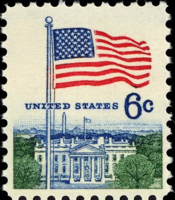 Flag and White House