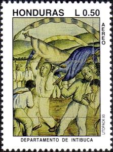 Stamp, Departamentos, Honduras,  