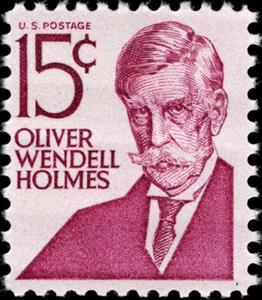Stamp, Oliver Wendell Holmes, United States of America,  