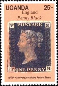 Stamp, Great Britain, Uganda,  , Stamps
