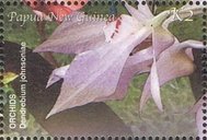 Stamp, Dendrobium johnsoniae, Papua New Guinea,  , Flowers, Orchids, Plants (Flora)
