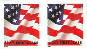Se-tenant, Flag, United States of America,  