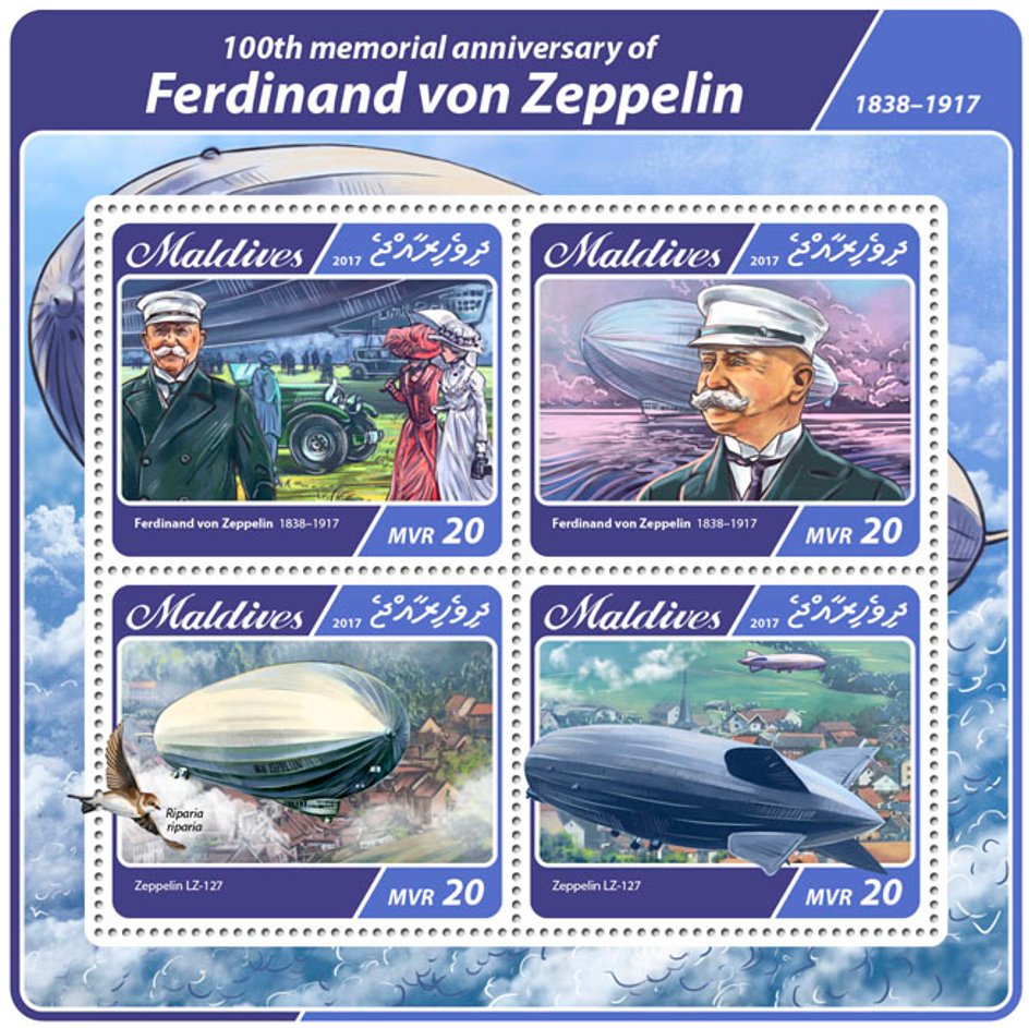 100th memorial anniversary of Ferdinand von Zeppelin